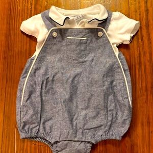 Janie and Jack bubble suit with onesie